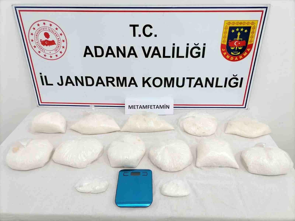 Adana\'da 10 Kilo Metanfetamin Ele Geçirildi