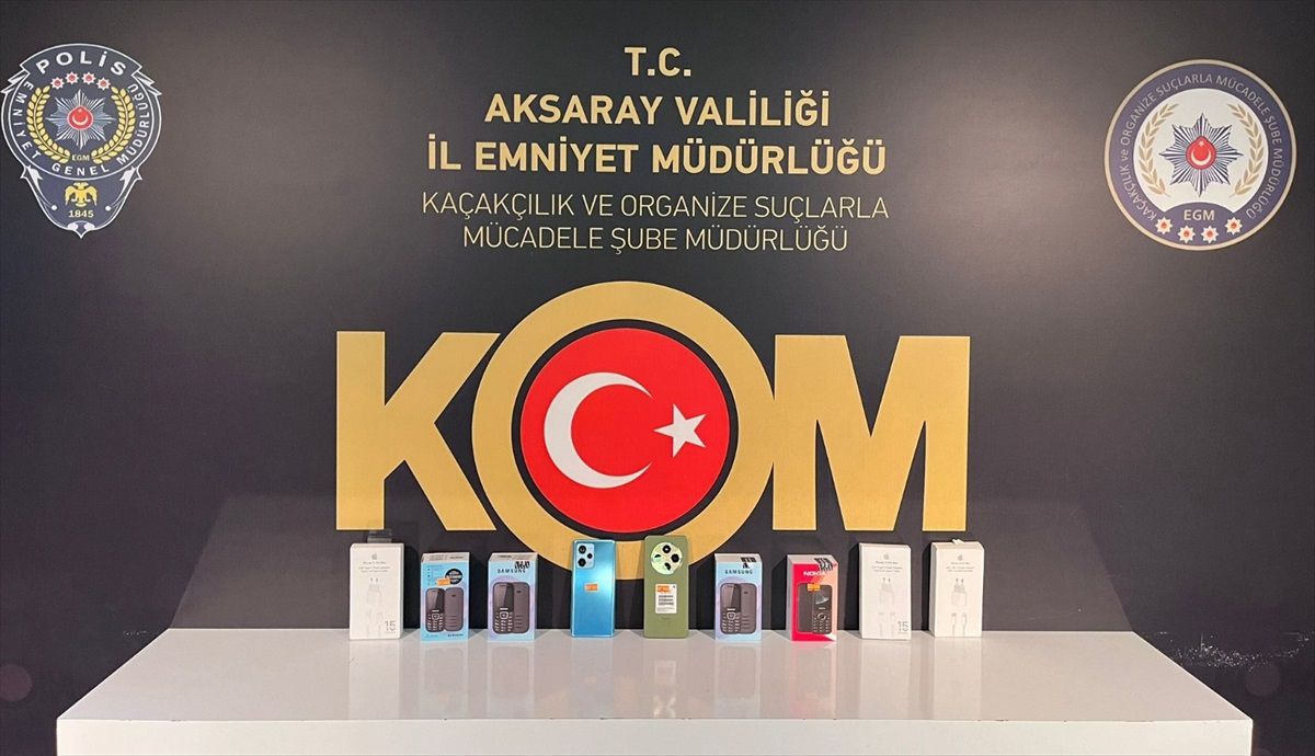 Aksaray\'da Gümrük Kaçağı Eşyalar Ele Geçirildi