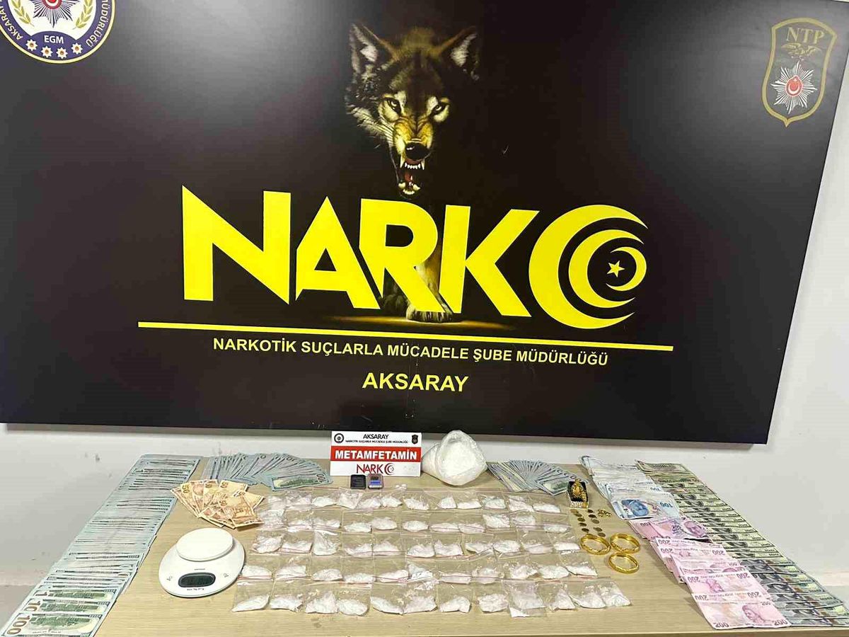 Aksaray\'da Uyuşturucu Operasyonu: 1,25 Kg Ele Geçirildi