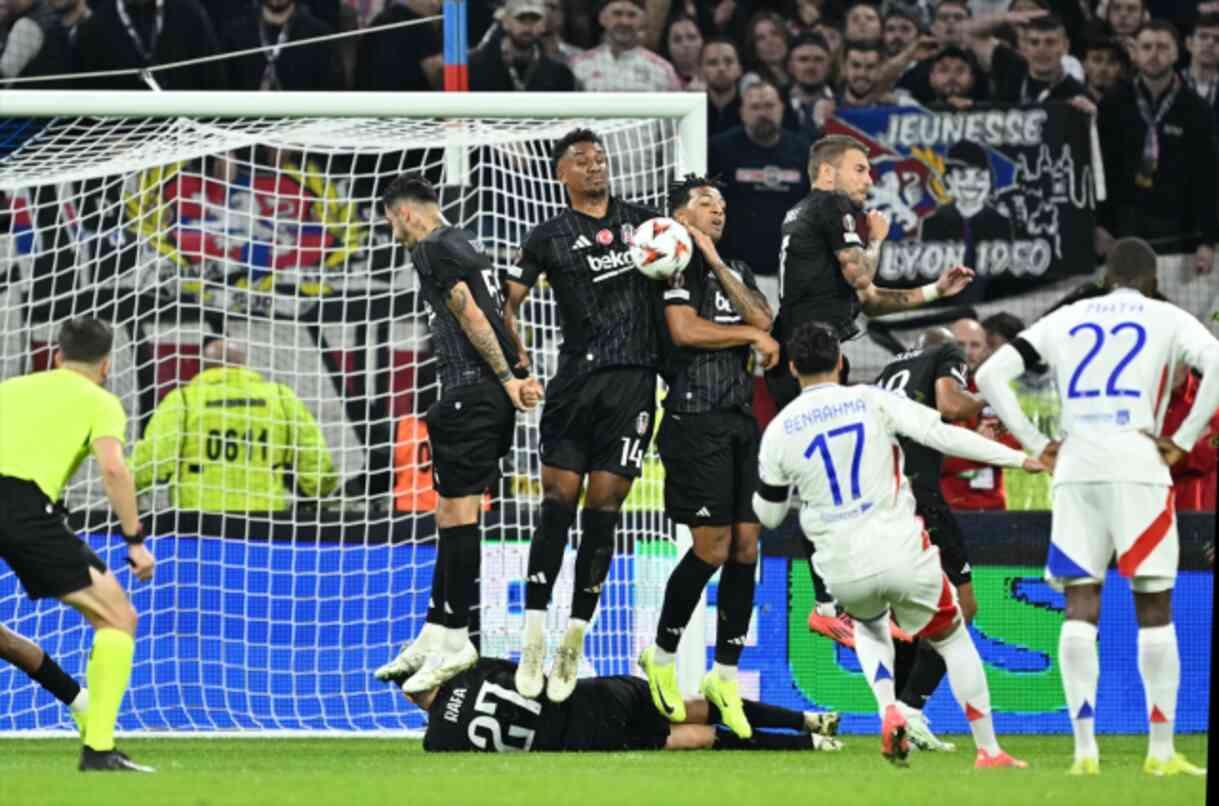 Beşiktaş, Lyon'u deplasmanda 1-0 yendi