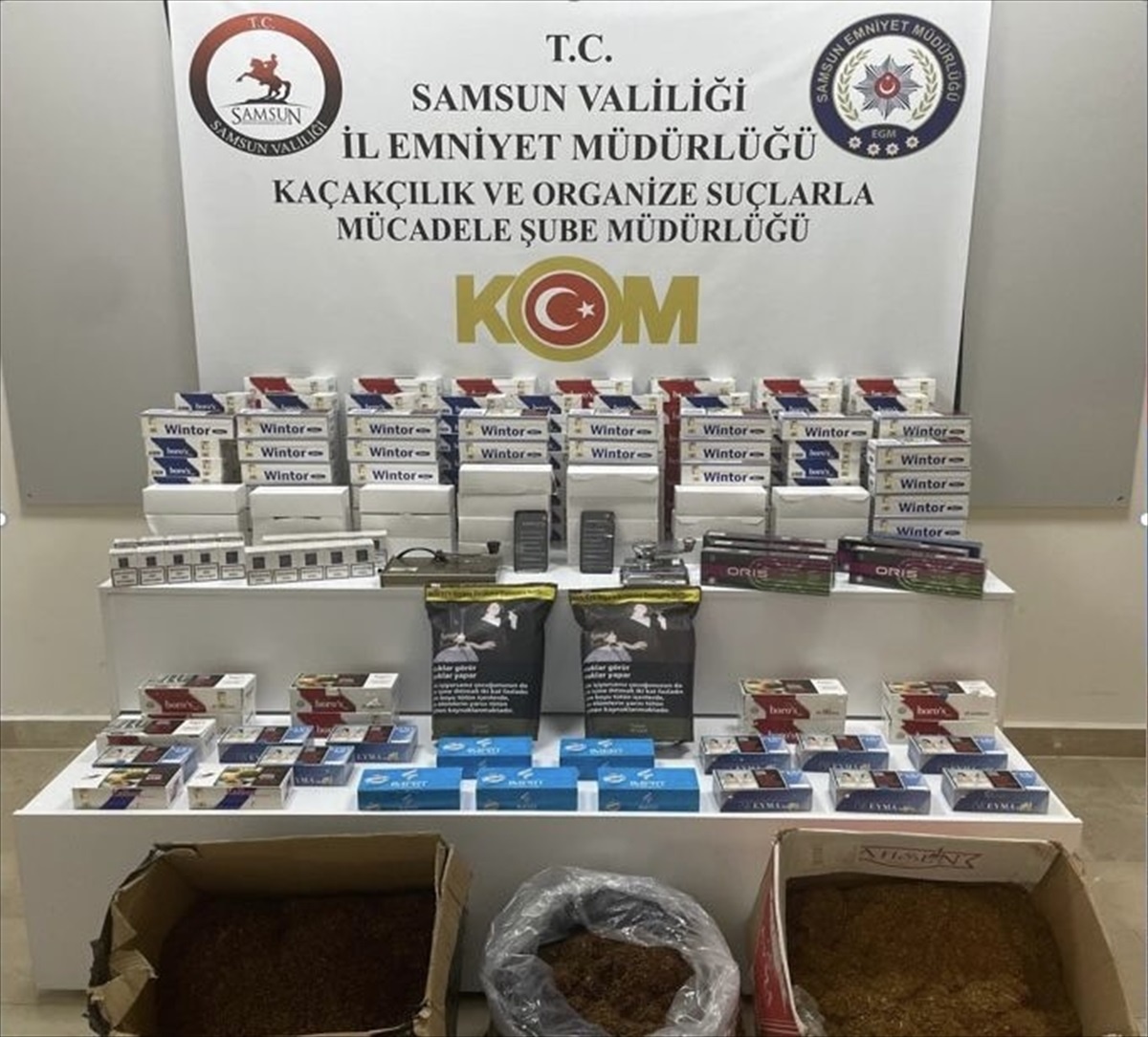 Samsun\'da Kaçakçılık Operasyonu