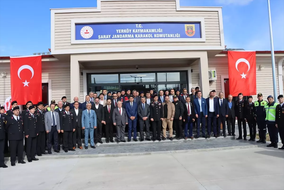 Yenilenen Saray Jandarma Karakol Komutanlığı binası hizmete açıldı