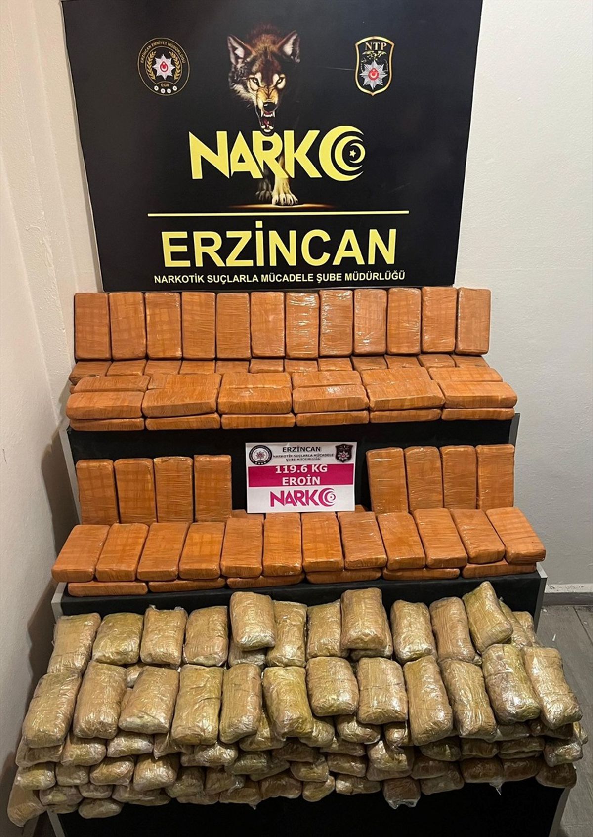 Erzincan\'da 119 Kilo Eroin Ele Geçirildi