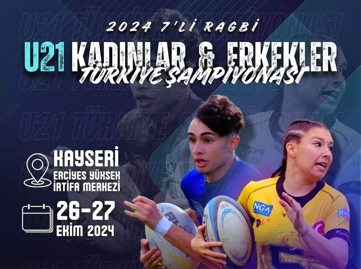 Kayseri, İlk Kez 7\'li Ragbi U21 Türkiye Şampiyonası\'na Ev Sahipliği Yapacak