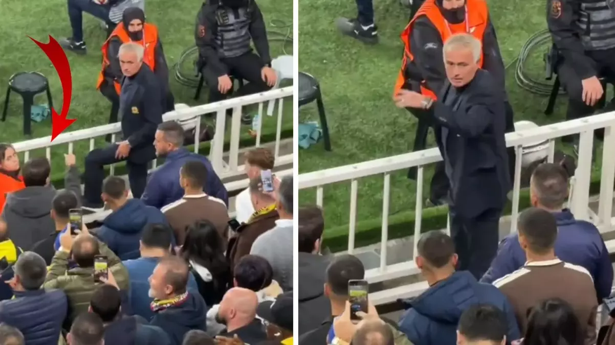 Mourinho kendisine taktik veren taraftarı yerin dibine soktu