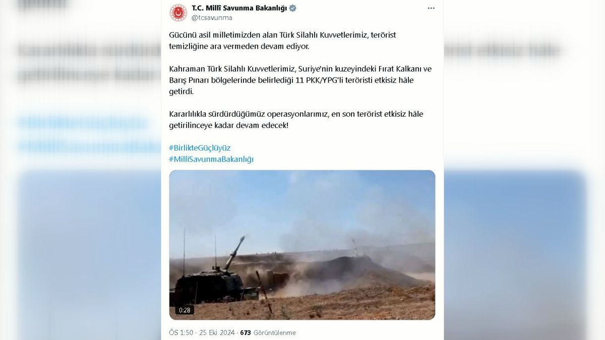 11 PKK/YPG\'li Terörist Etkisiz Hale Getirildi