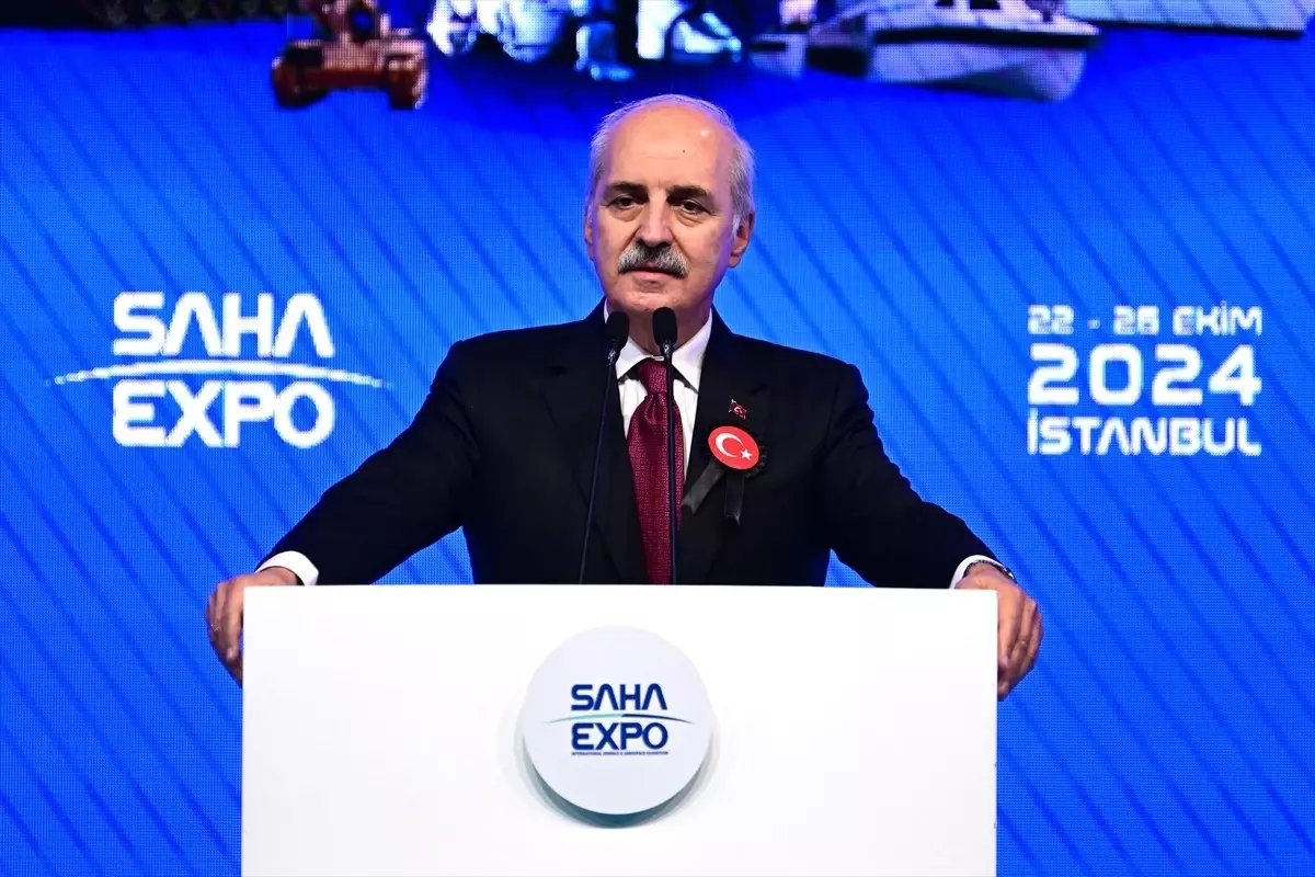 TBMM Başkanı Kurtulmuş, SAHA EXPO 2024 Savunma, Havacılık ve Uzay Sanayii Fuarı\'nda konuştu Açıklaması