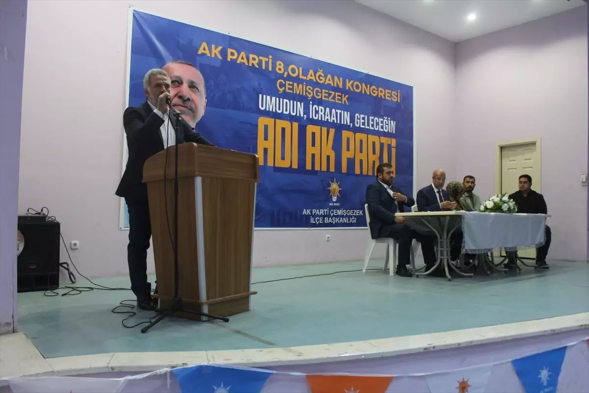 AK Parti Çemişgezek 8. Olağan İlçe Kongresi yapıldı