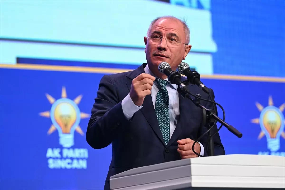 AK Parti Genel Başkanvekili Ala, partisinin Sincan 8. Olağan İlçe Kongresi\'nde konuştu Açıklaması