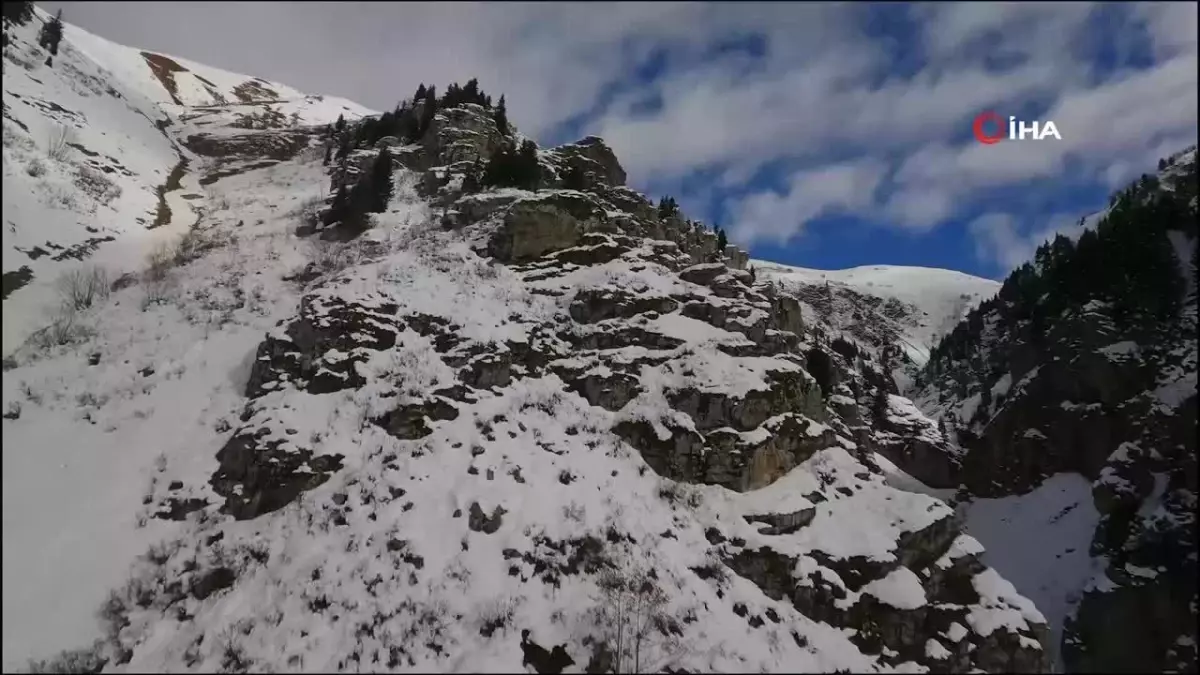 Rize Yaylaları Kartpostallık Manzaralarla Beyaza Büründü