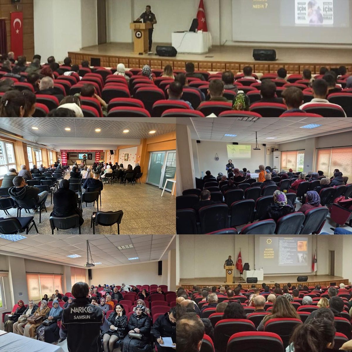 Samsun\'da Uyuşturucu ile Mücadele Eğitimleri