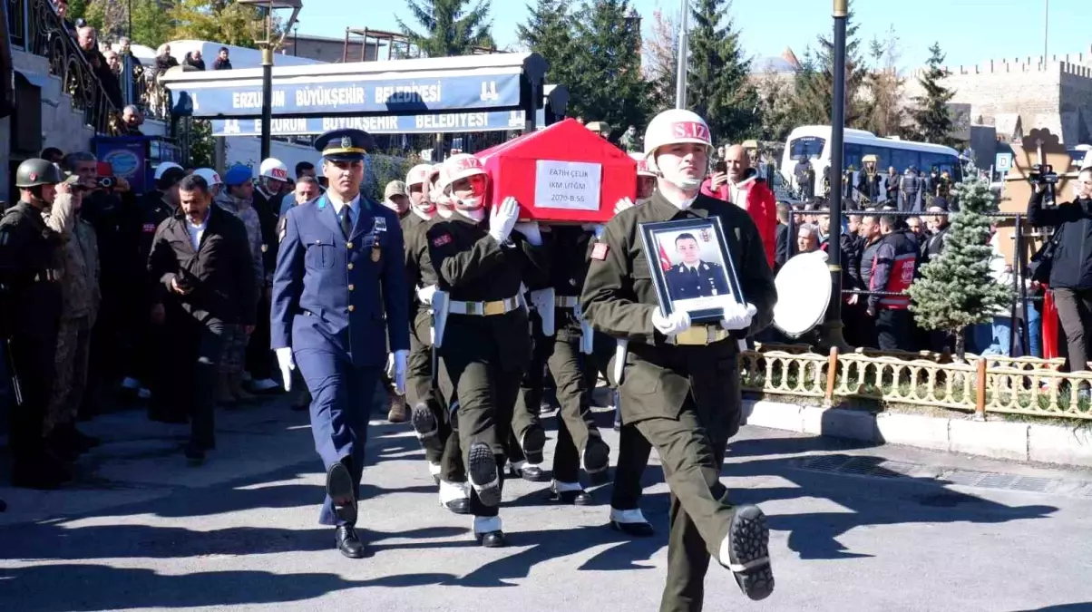 Erzurum şehidini gözyaşlarıyla uğurladı