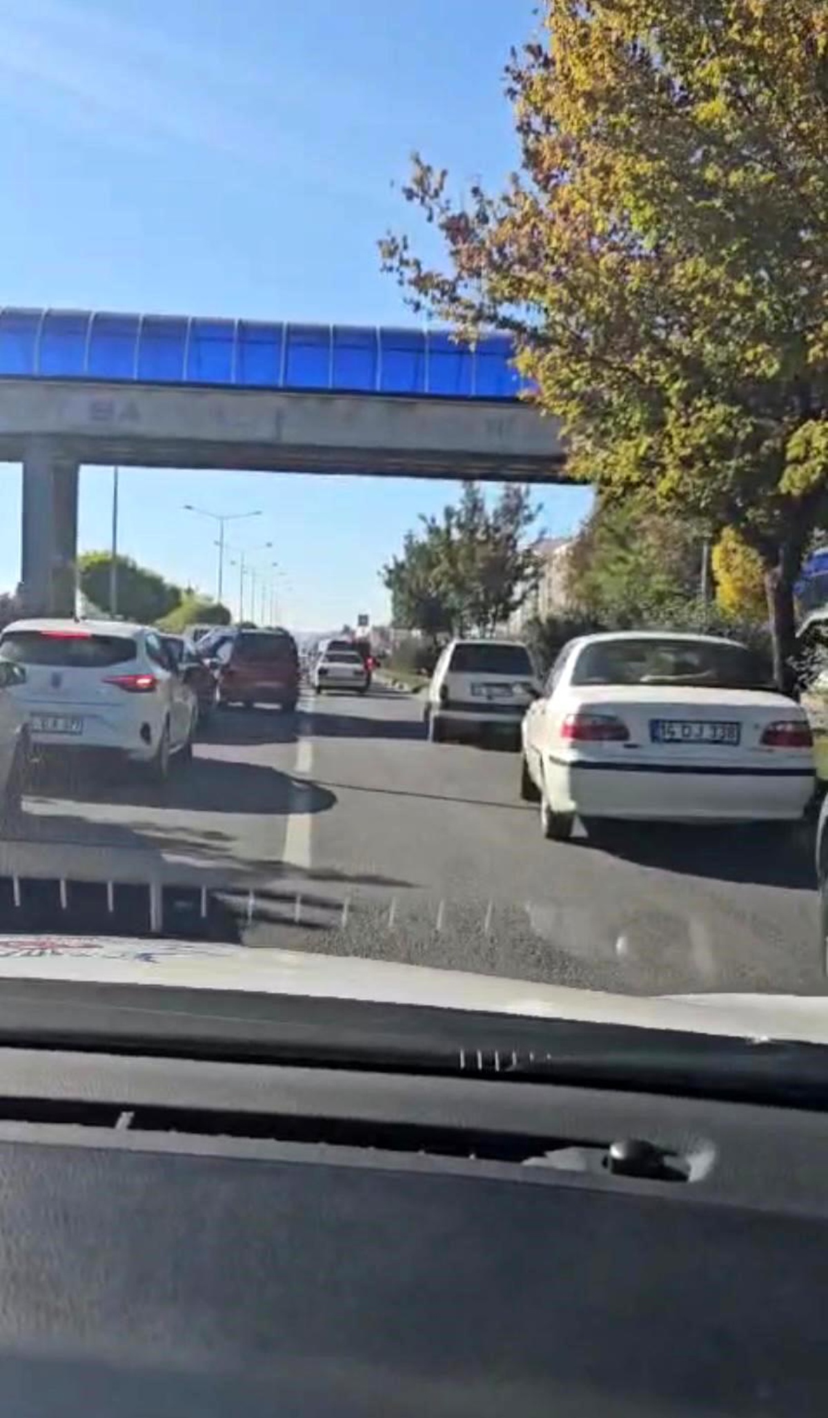 Bolu\'daki Trafik Kazasında Fermuar Yöntemi