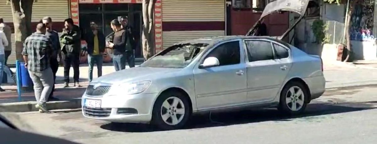 Batman\'da seyir halindeki otomobil alev aldı