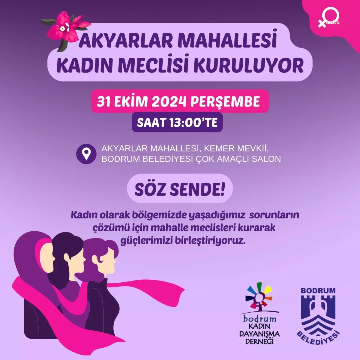 Akyarlar Mahallesi Kadın Meclisi Kuruluyor