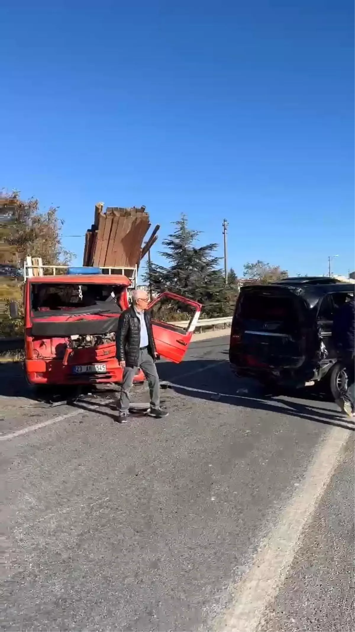 Elazığ\'da Trafik Kazası: 1 Yaralı