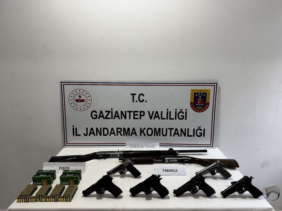 Gaziantep\'te Kaçak Silah Operasyonu