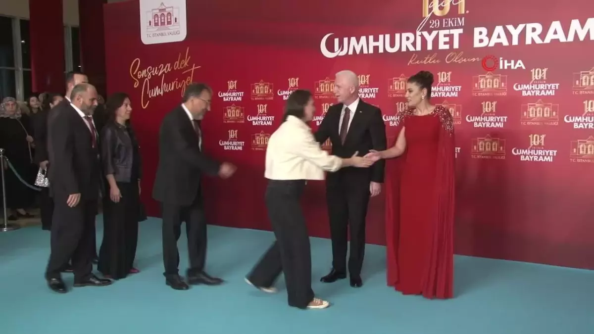 İstanbul\'da Cumhuriyet Bayramı resepsiyonu