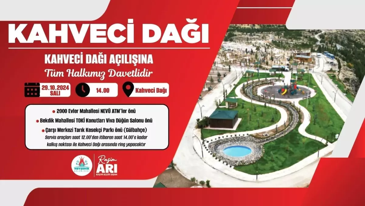 Kahveci Dağı Orman Parkı 29 Ekim\'de Açılıyor