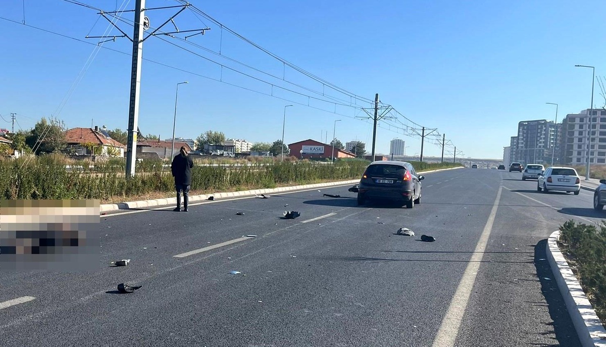 Kayseri\'de Elektrikli Motosiklet Kazası