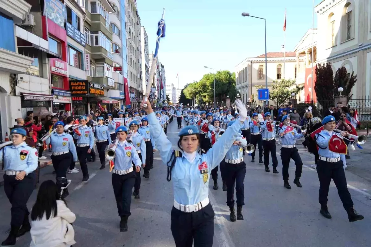 Samsun\'da \'Cumhuriyet\' yürüyüşü