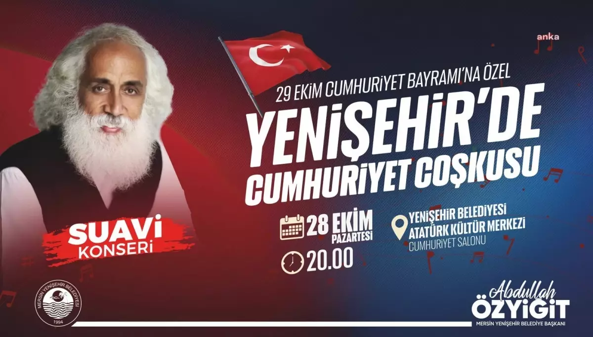 Mersin\'de 29 Ekim Cumhuriyet Bayramı Kutlamaları