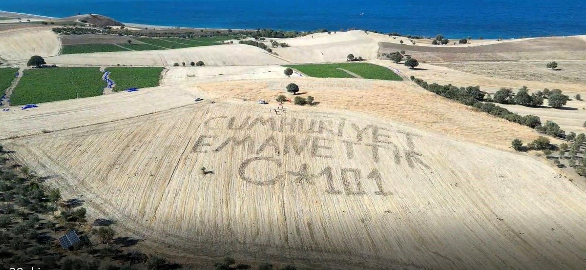 Ayvacık\'ta Cumhuriyet Bayramı Kutlaması
