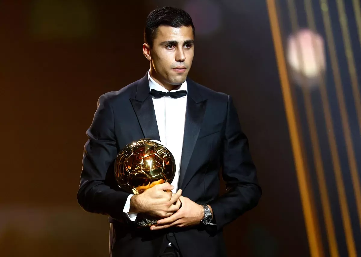 Rodri, Ballon d\'Or Ödülünü Kazandı