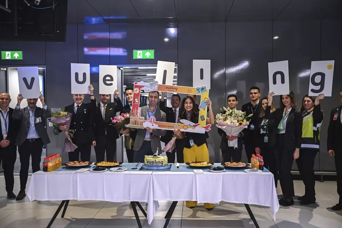 Vueling Airlines İstanbul\'a İlk Uçuşunu Gerçekleştirdi