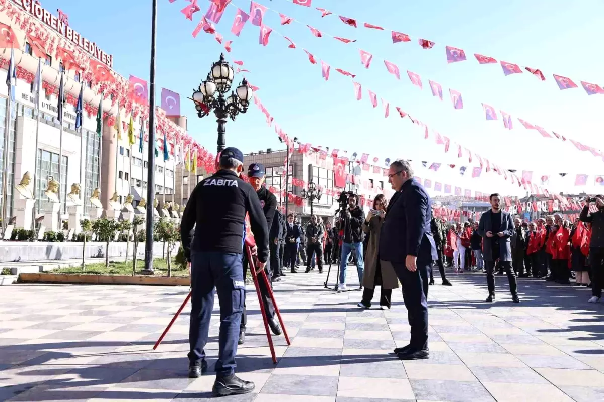 Keçiören\'de Cumhuriyet Bayramı\'nın 101. yılı kutlandı