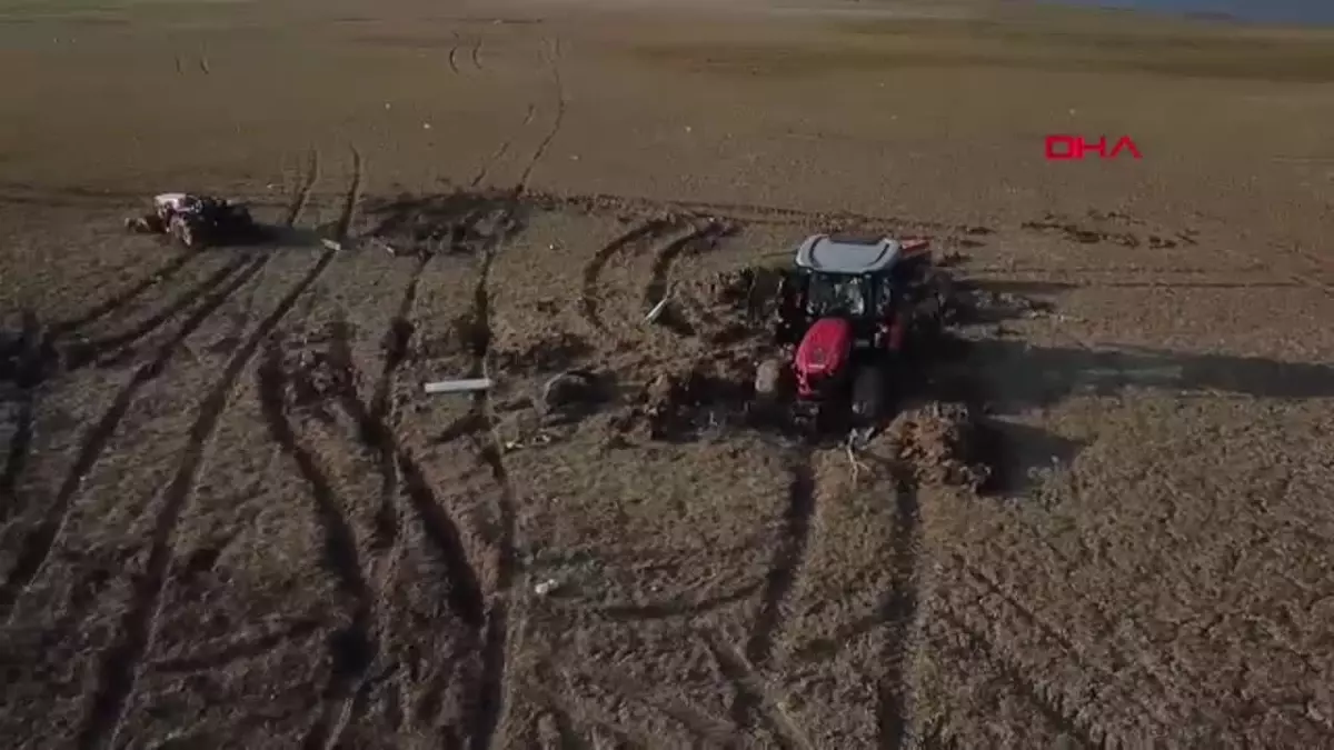 Kuraklık Gölbaşı\'nda Piknikçileri Mahsur Bıraktı