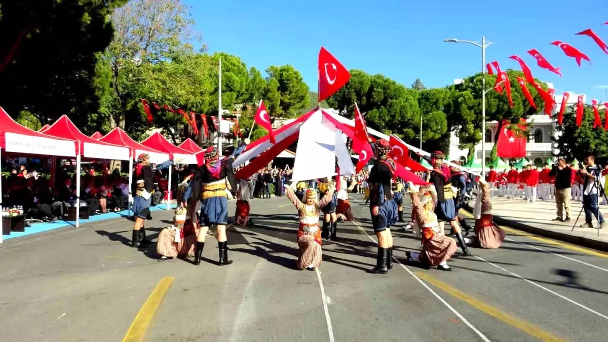 Muğla\'da cumhuriyetin 101. yılı coşkuyla kutlandı