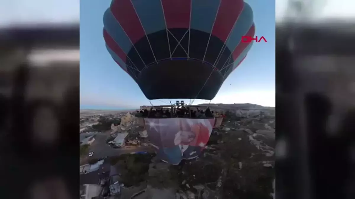 Kapadokya\'da Cumhuriyet Bayramı Coşkusu