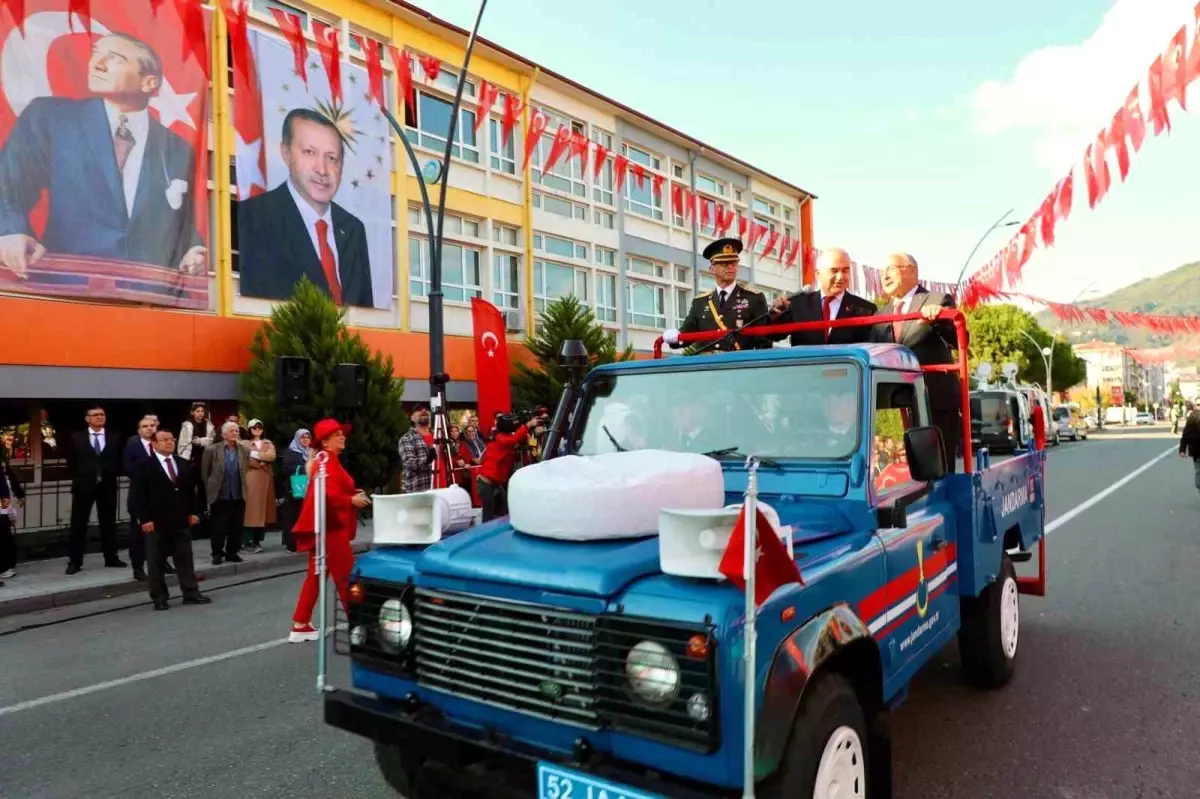 Ordu\'da Cumhuriyet Bayramı coşkuyla kutlandı