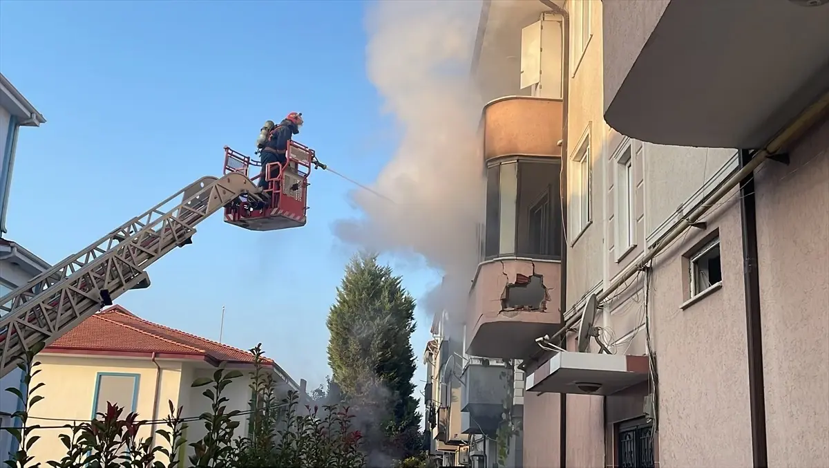 Piknik Tüpü Patladı, Yangın Çıktı