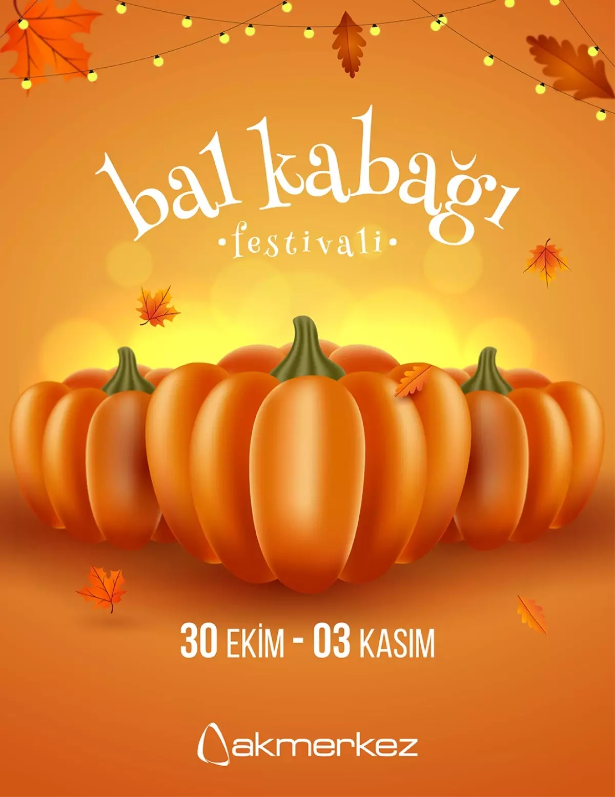 Bal Kabağı Festivali Akmerkez\'de Başladı