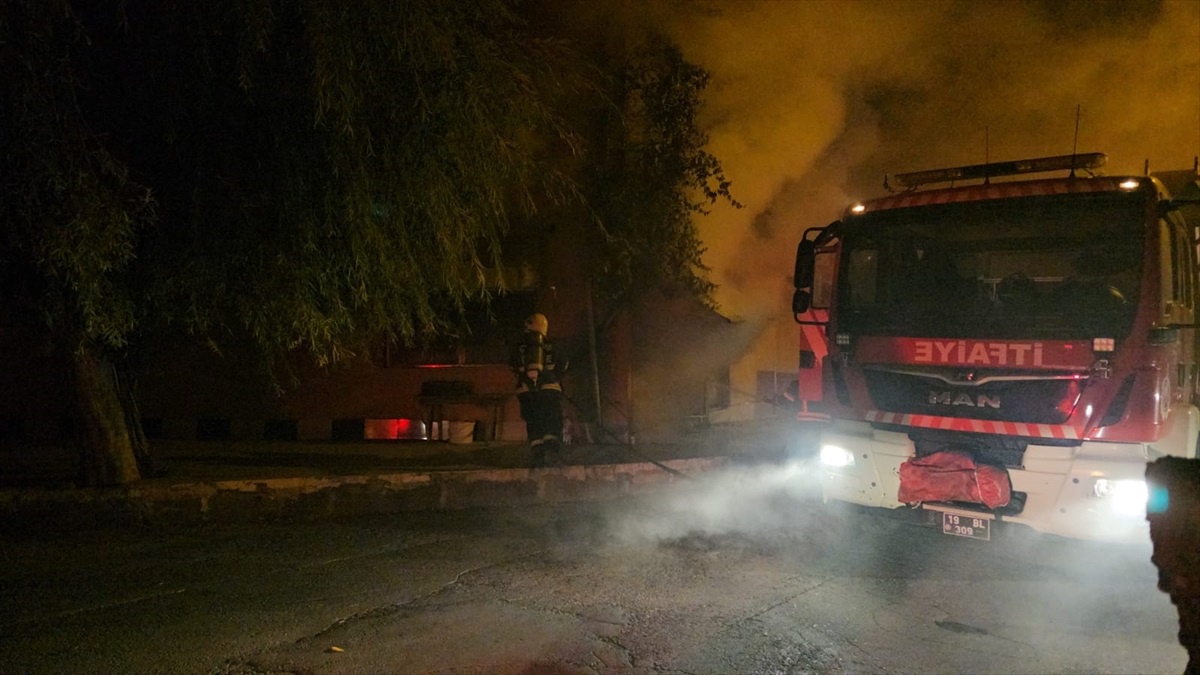 Çorum\'da Ekmek Fırınında Yangın