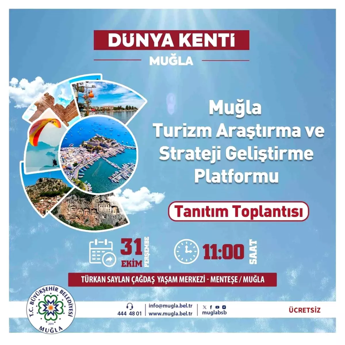 Muğla\'da Turizm Araştırma ve Strateji Geliştirme Toplantısı Düzenleniyor