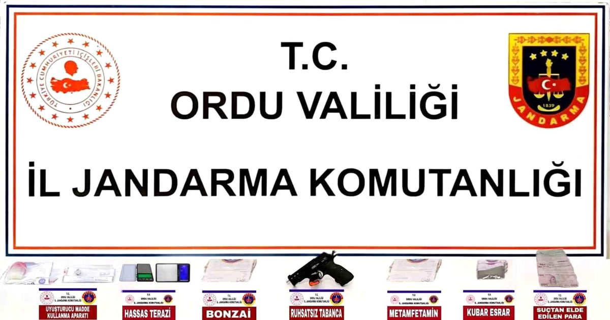 Ordu\'da Uyuşturucu Operasyonu: 7 Tutuklama