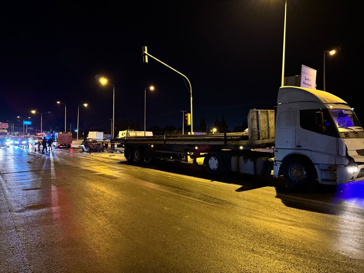 Söke\'de Trafik Kazası: 1 Yaralı