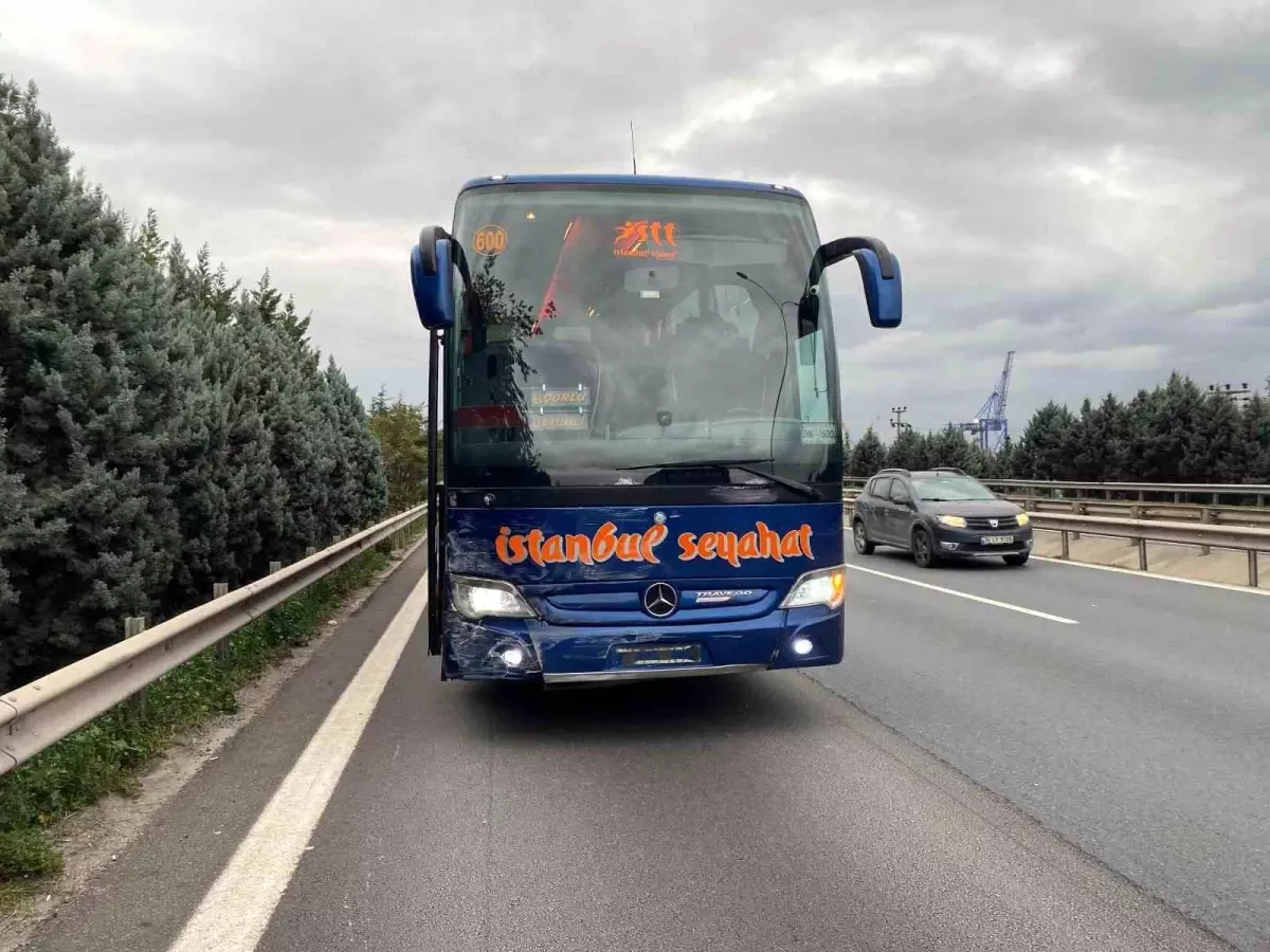 TEM Otoyolunda Trafik Kazası