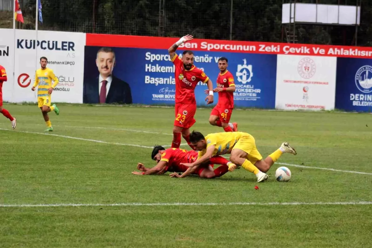 Belediye Derincespor Ziraat Türkiye Kupası\'na Veda Etti