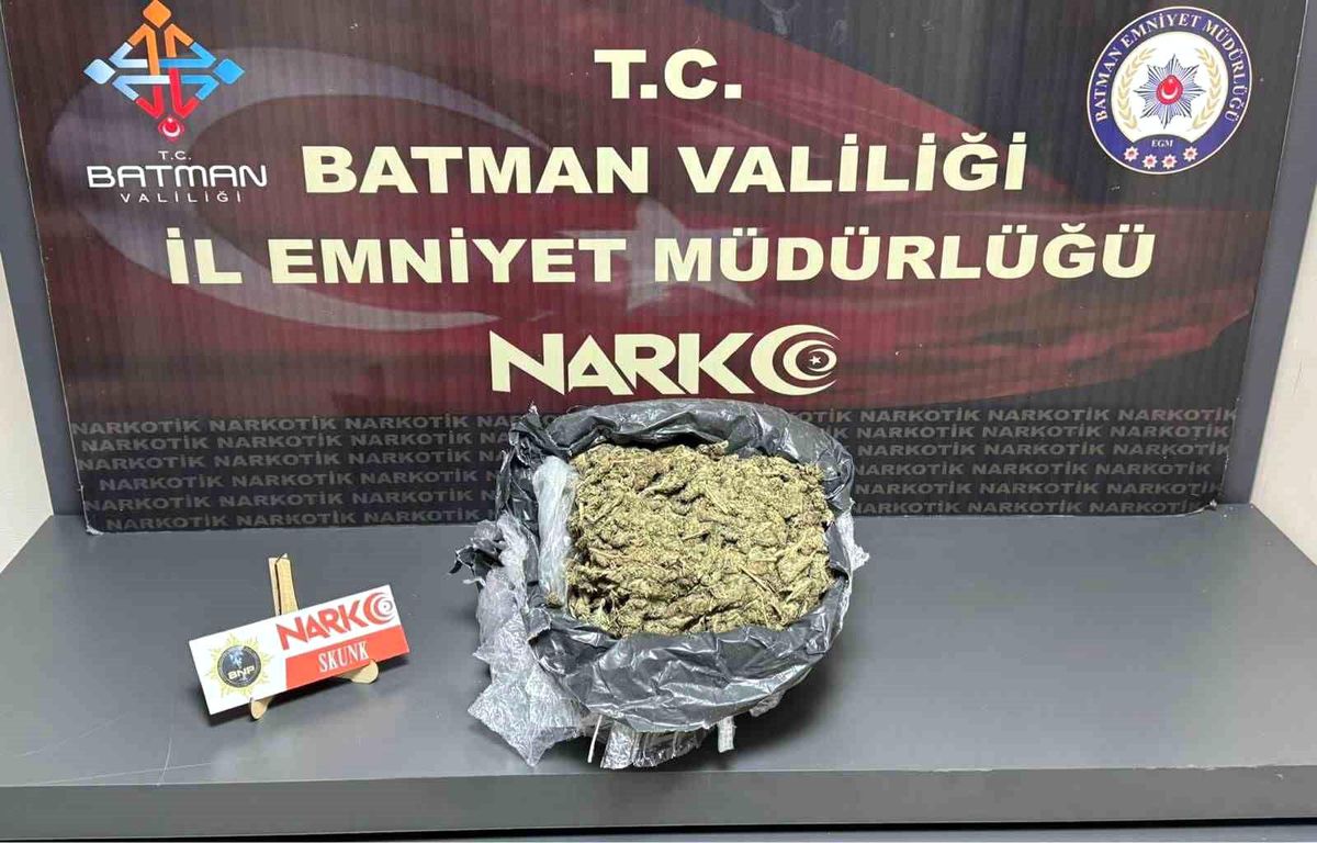 Batman\'da Uyuşturucu Operasyonu: 4 Kilo Ele Geçirildi