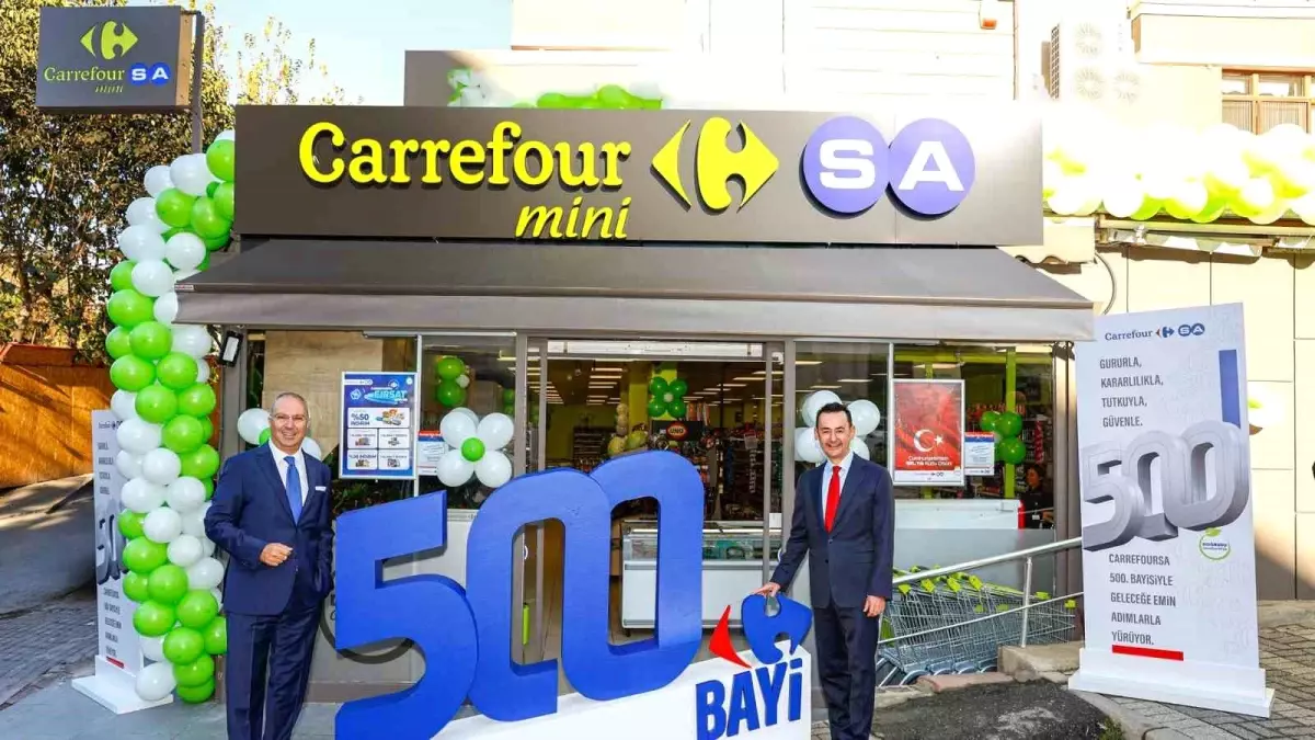 CarrefourSA\'nın 500. Bayisi Açıldı