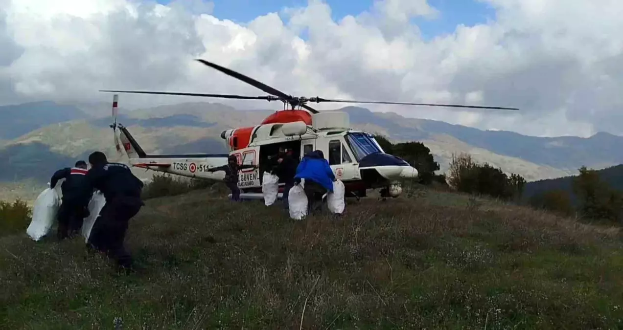 Samsun\'da Helikopterli Uyuşturucu Operasyonu