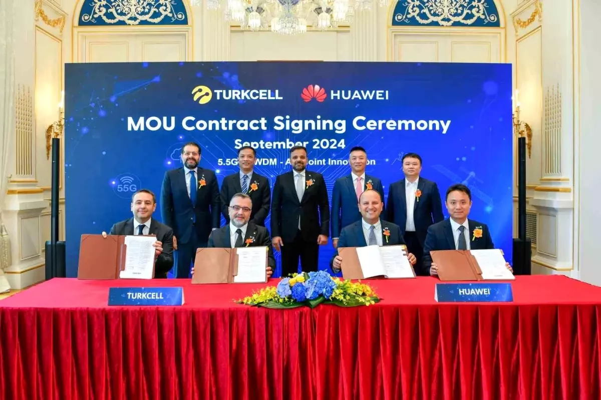 Turkcell ve Huawei\'den 5.5G İş Birliği