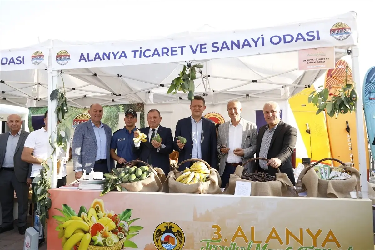 3. Alanya Tropikal Meyve Festivali Başladı