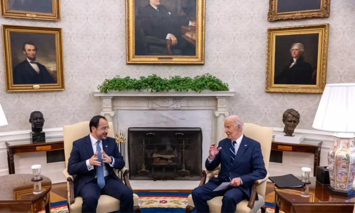 Biden, Kıbrıs Cumhurbaşkanı’nı Ağırladı