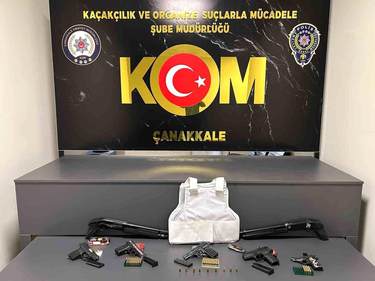 Çanakkale\'de Silah Ticareti Operasyonu