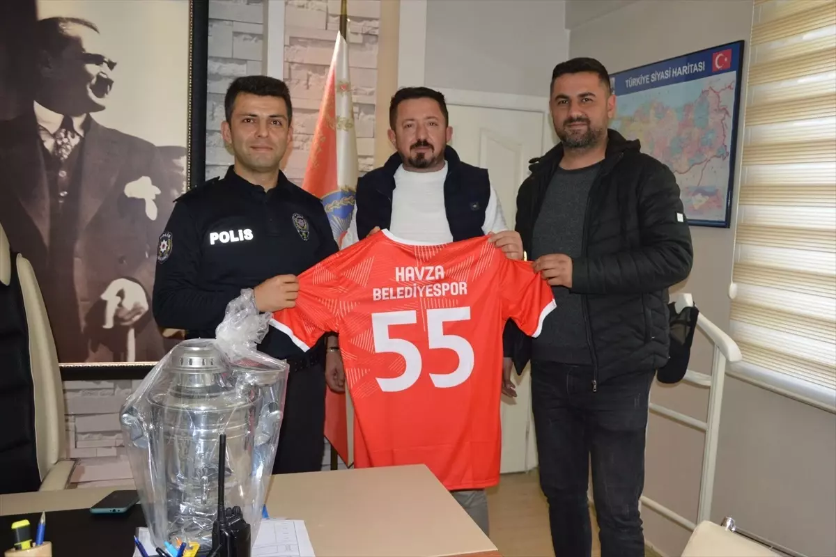 Havza Belediyespor\'dan Emniyete Ziyaret